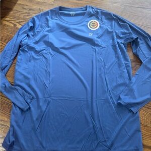New  Mens 2XL Blue Pullover UPF 50+ Sun Shirt